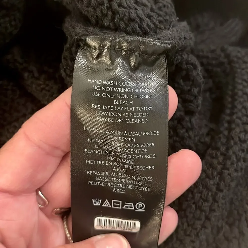 Anthropologie Elegant Black Crochet Mini Dress - Picture 7 of 8